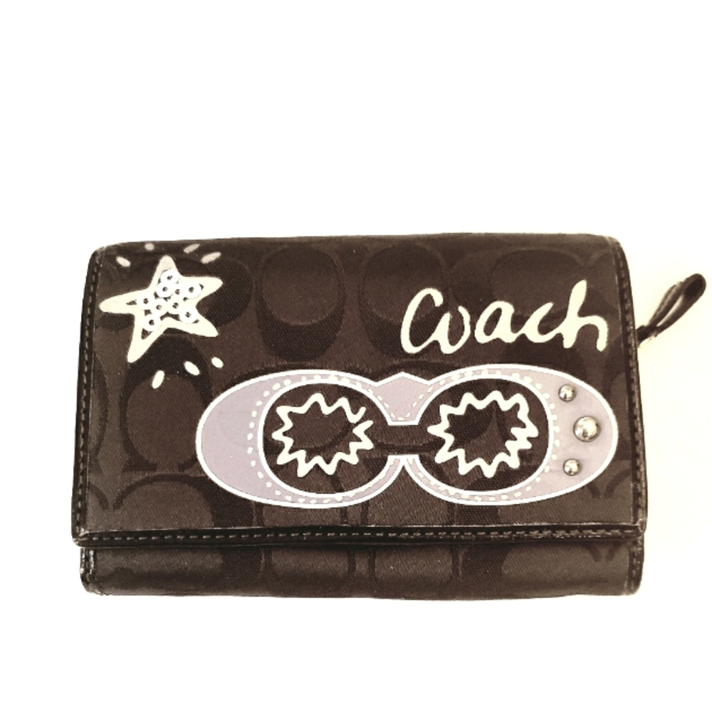COACH POPPY SEQUIN WALLET